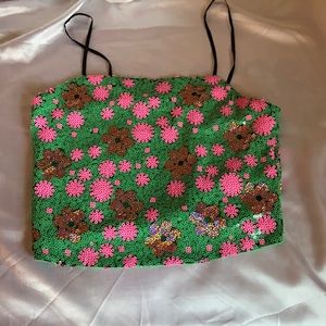 Topshop Evening Top, Cropped Tank